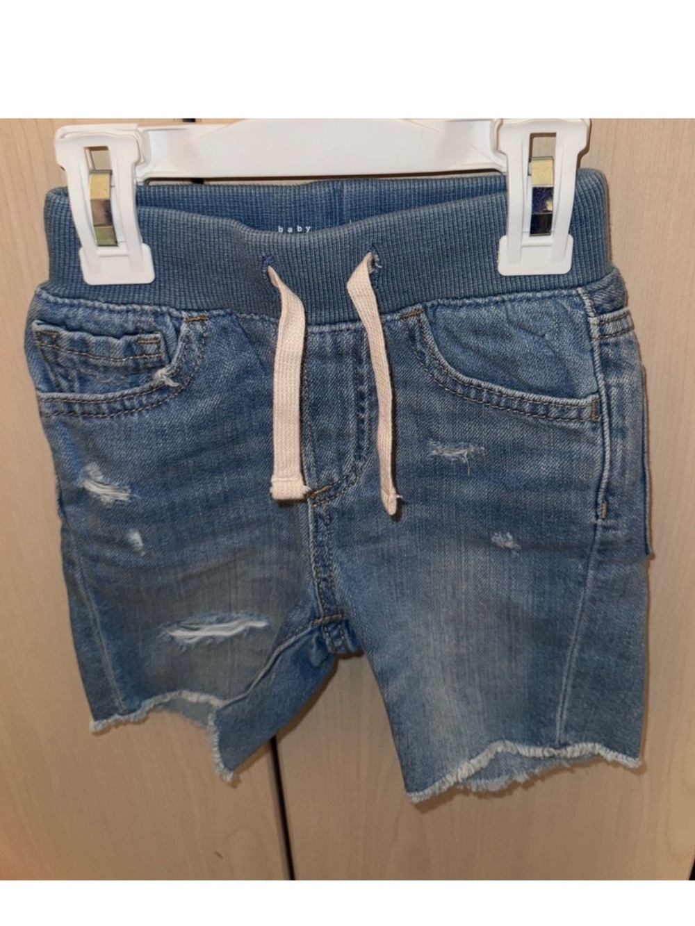 Gap Boys Distressed Pull-On Denim Shorts Size 2T